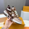 Louis Vuitton Trainer Calfskin Sneakers Style 0323