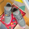 Louis Vuitton Trainer Leather Sneakers Style 0333