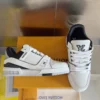 Louis Vuitton Trainer Leather Sneakers Style 0347