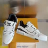 Louis Vuitton Trainer Leather Sneakers Style 0347