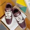 Louis Vuitton Trainer Leather Sneakers Style 0351