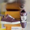 Louis Vuitton Trainer Leather Sneakers Style 0351