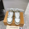 Louis Vuitton Trainer Leather Sneakers Style 0353
