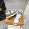 Louis Vuitton Trainer Leather Sneakers Style 0353