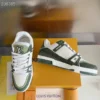 Louis Vuitton Trainer Leather Sneakers Style 0355