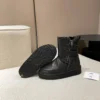 UGG Black Leather Boots Style 0267