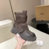 UGG Black Leather Boots Style 0275
