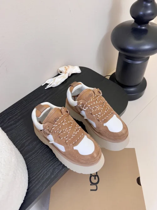 UGG Shearling Chunky Sneakers Style 0355