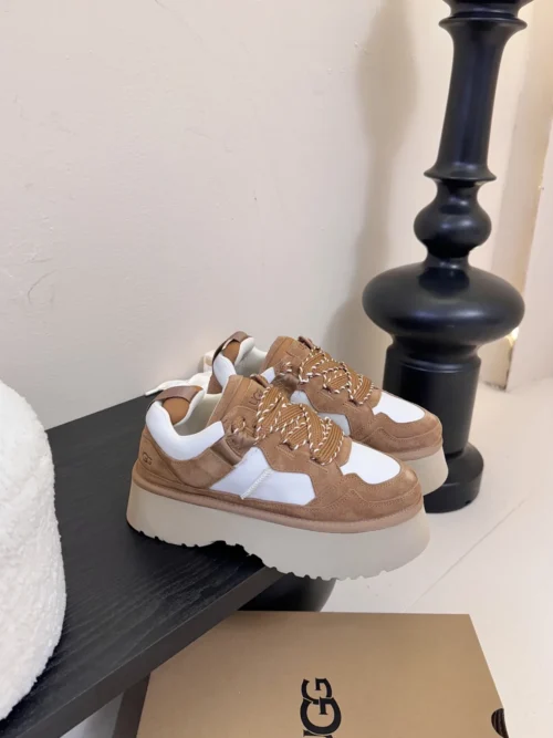 UGG Shearling Chunky Sneakers Style 0355