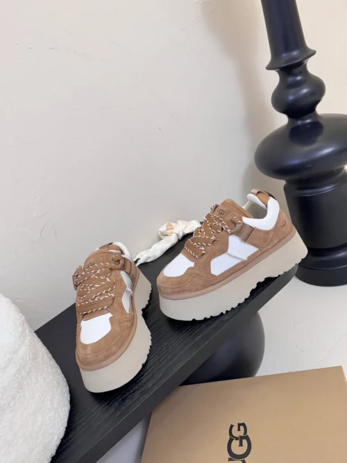 UGG Shearling Chunky Sneakers Style 0355