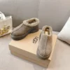 UGG Black Leather Sneakers Style 0395