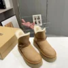UGG Black Shearling Sneakers Style 0427