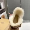 UGG Black Shearling Sneakers Style 0427