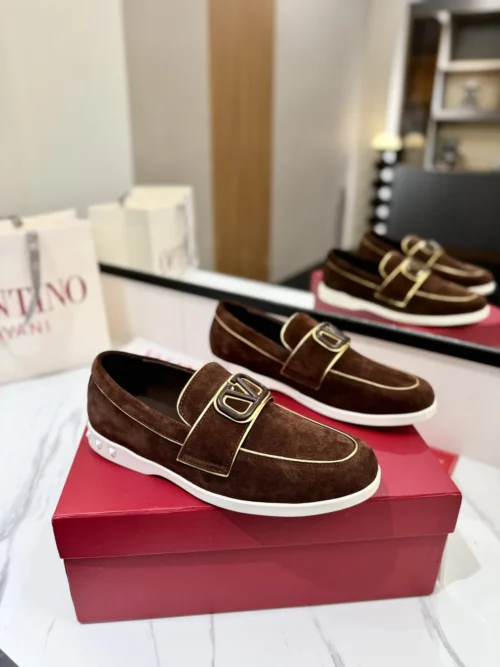 Valentino Leather Loafers