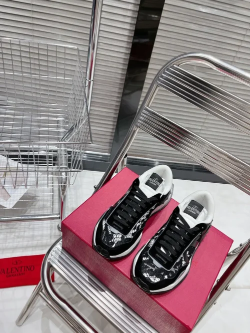 Valentino Lacerunner Mesh Sneakers Style 0063